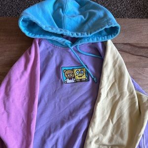 Teddy Fresh SpongeBob Color Block Hoodie